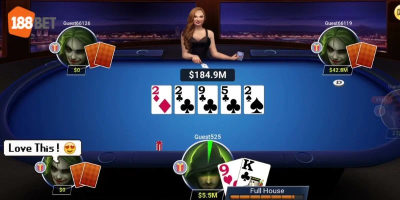 Chi tiết các bước gia nhập Game V8 Poker tại 188BET.